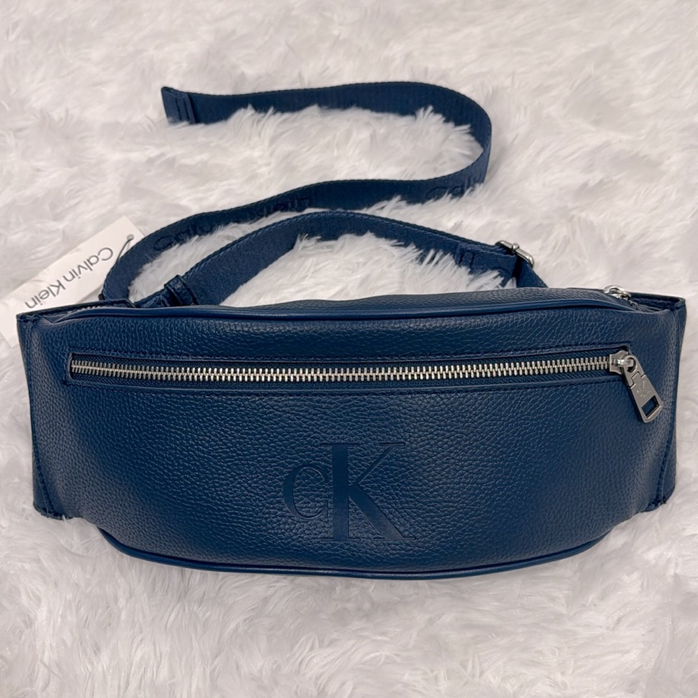 NWT- Calvin Klein All Day Waistpack- Color Navy Blue